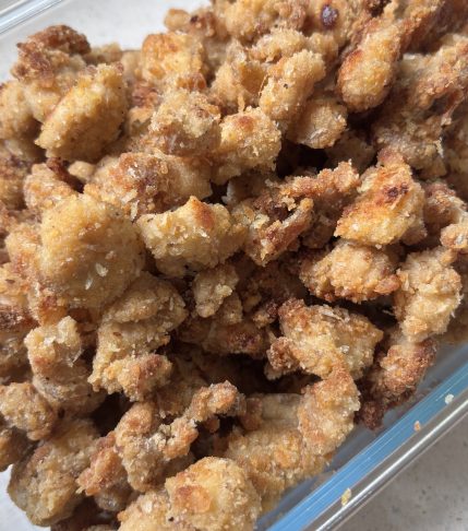 Oven-baked Popcorn Chicken