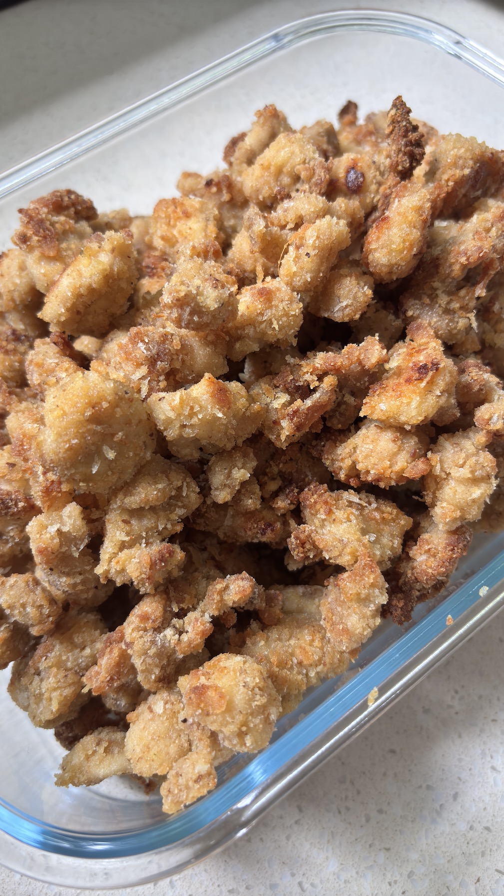 Oven-baked Popcorn Chicken