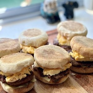 These Sausage and Egg Breakfast Muffins are a filling breakfast option that can be stored in the freezer ready for a quick breakfast. Perfect for busy mornings, they're easy to make and can be enjoyed on the go.