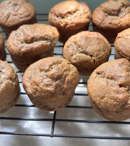 Fluffy Banana Muffins